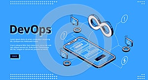 Landing page of DevOps, development operations