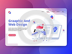 Landing Page Graphic And Web Design