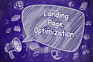 Landing Page Optimization - Business Concept.