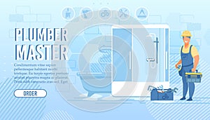 Landing Page for Plumber Master Repair Service