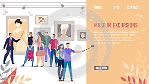Landing Page Promoting Cultural Museum Excursions photo