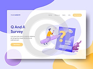 Landing Page Q And A Survey