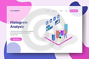 Landing page template of Histogram Analysis