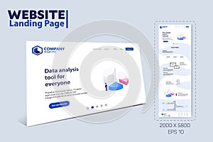Landing Page Website Theme Template Design