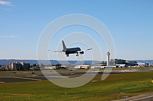 Landing at PDX, Portland Oregon. photo