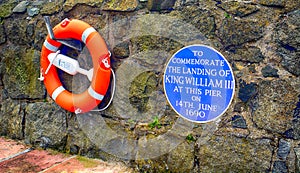 Landing site of King William of Orange, Carrickfergus, Northern