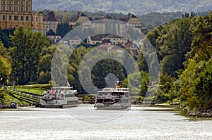 Landing stage before the abbey of Melk