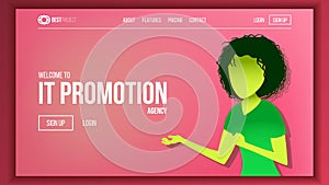 Landing Web Page Design Vector. Website Business Reality. Shopping Online Site Scheme Template. Cyber Monday. Planning