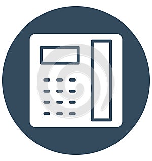 Landline Isolated Vector Icon which can easily modify or edit