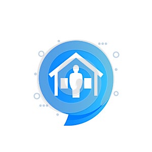 landlord, house owner vector icon