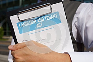 Landlord and tenant act and Landlord tenant disputes