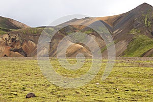 Landmannalaugar area landscape, Fjallabak Nature Reserve, Iceland