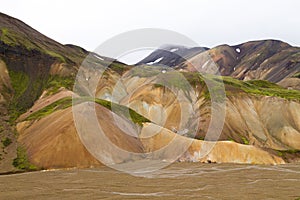 Landmannalaugar area landscape, Fjallabak Nature Reserve, Iceland