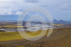 Landmannalaugar area landscape, Fjallabak Nature Reserve, Iceland