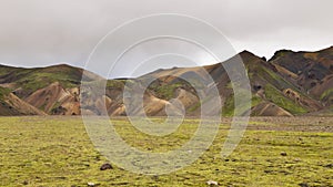 Landmannalaugar area landscape, Fjallabak Nature Reserve, Iceland