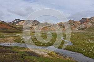 Landmannalaugar, Fjallabak Nature Reserve in Iceland.