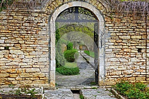 Landmark attraction in Bulgaria. Botanical Garden from Balchik