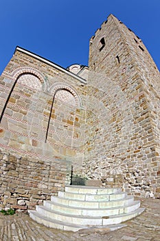 Landmark attraction in Veliko Tarnovo, Bulgaria. Patriarchal Cathedral of the Holy Ascension of God in Tsarevets fortress