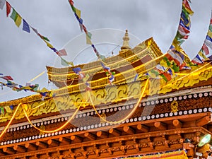 Landmark Buddhist temple in the northern Indian city of Leh