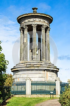 Landmark in Calton Hill in Edinburgh