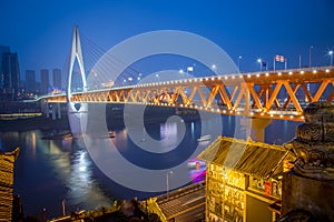 Landmark of Chongqing China cityscape