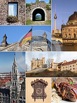 Landmark Collage of Germany
