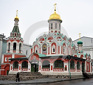 Landmark Kazan Cathedral: A Splash of Color on Moscow's Red Square