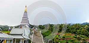 Landmark landscape pagoda Noppamethanedol & Noppapol Phumsiri in