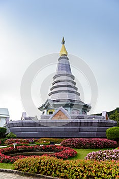 Landmark landscape pagoda Noppamethanedol & Noppapol Phumsiri in