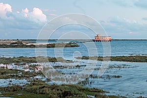 Landmark lifeguard house