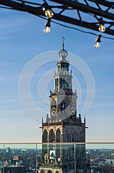 Landmark Martinitoren in Groningen.