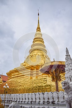 Landmark of Nan, Thailand : Phra That Chae Haeng at Nan, Thailand