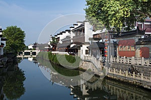 A landmark of Nanjing: Confucius Temple