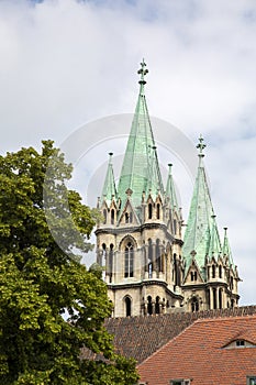 Landmark Naumburg cathedral in Germany