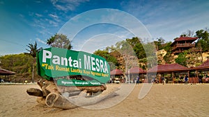 The landmark of Pantai Ngrawe