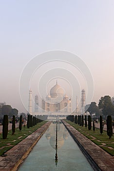 Landmark of Taj Mahal in India