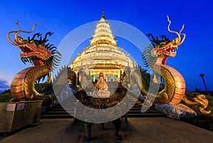 Landmark Temple wat hyua pla kang (Chinese temple) Chiang Rai, T