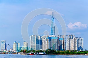 ` Landmark81`Landmark 81 is a super-tall skyscraper currently under construction in Ho Chi Minh City, Vietnam.Night City scape in