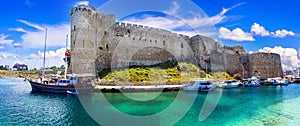 Landmarks of Cyprus - medieval fortress in Kyrenia