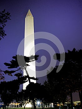 Landmarks of DC at moon light