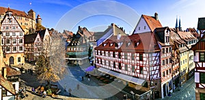 Nurnberg in Bavaria,Germany. Old town photo