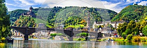 Landmarks of Germany, medieval Cochem town.