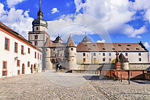 Landmarks of Germany - medieval fortress Marienberg . Symbol of Wurzburg town. Bavaria photo