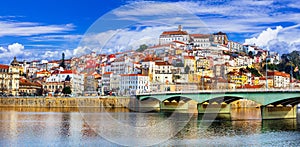 Landmarks of Portugal - beautiful Coimbra town