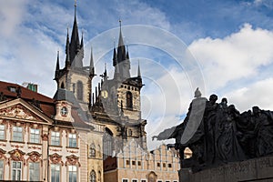 Landmarks in Prague, Czech republic