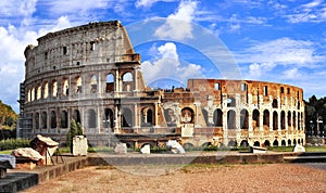 Landmarks of Rome - Colosseum, Italy photo