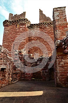 Landmarks of Scotland - Ancient Caste in Edzell