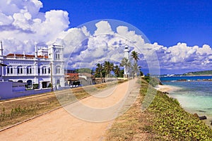 Landmarks of Sri Lanka - Galle fort, south of island, popular tourist destination