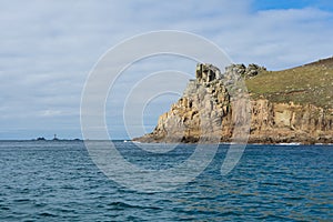Lands End and Longships Lighthouse