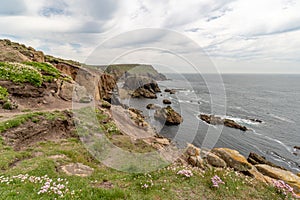 Lands End in South Cornwall, England, United Kingdom, Great Britain